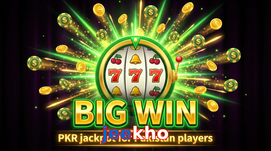 Big win animation on Jeekho slot game
